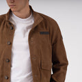 A-1 Suede Leather Jacket - Cognac