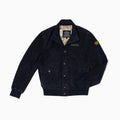 A-1 Suede Leather Jacket - Dark Blue