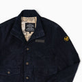 A-1 Suede Leather Jacket - Dark Blue