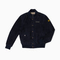 A-1 Suede Leather Jacket - Dark Blue