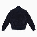 A-1 Suede Leather Jacket - Dark Blue