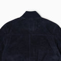 A-1 Suede Leather Jacket - Dark Blue