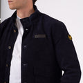 A-1 Suede Leather Jacket - Dark Blue