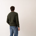 Crewneck Knit Wool Blend - Military Green