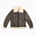 B3 Sheepskin Bomber Jacket - Vintage Brown