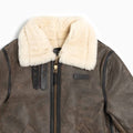 B3 Sheepskin Bomber Jacket - Vintage Brown