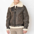 B3 Sheepskin Bomber Jacket - Vintage Brown