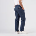 Chinos in Popeline - Blue Navy
