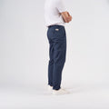 Chinos in Popeline - Blue Navy