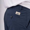 Chinos in Popeline - Blue Navy