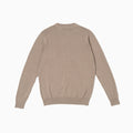 Cotton Knitted Crewneck - Khaki