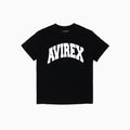 Cotton Printed T-shirt Avirex - Black