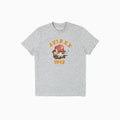 Cotton Printed T-shirt Dog - Gray