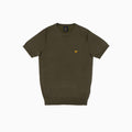 Wings Short Sleeves Knitted T-shirt - Military Green