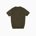 Wings Short Sleeves Knitted T-shirt - Military Green