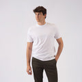High Neck Supima® T-Shirt - Blue Navy