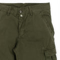 Vintage Gabardine Cargo Shorts - Military Green