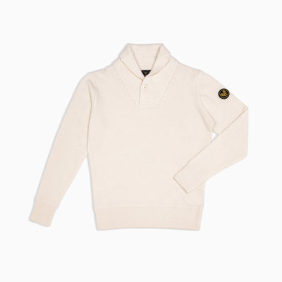 Wool Blend Bowen Sweater - Milk White