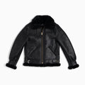 B3 Sheepskin Bomber Jacket - Black