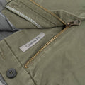 Light Comfort Gabardine Chinos Shorts - Military Green