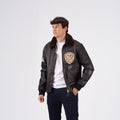 G1 Two Patches Leather Jacket