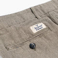 Chinos Striped Linen Blend - Fly Green/Beige