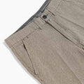 Chinos Striped Linen Blend - Fly Green/Beige