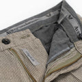 Chinos Striped Linen Blend - Fly Green/Beige