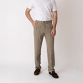 Chinos Striped Linen Blend - Fly Green/Beige