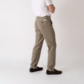 Chinos Striped Linen Blend - Fly Green/Beige