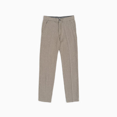 Chinos Striped Linen Blend - Fly Green/Beige