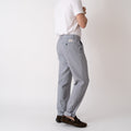 Chinos Striped Linen Blend - White/Black