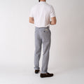 Chinos Striped Linen Blend - White/Black