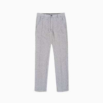 Millennium Striped Linen Blend - White/Blue