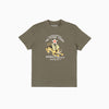 Cotton Printed T-shirt Tiger - Green