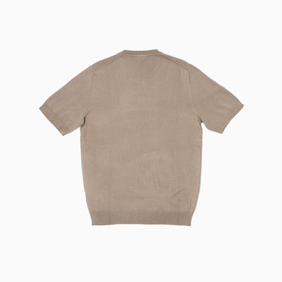 Wings Short Sleeves Knitted T-shirt - Khaki