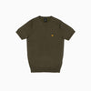 Wings Short Sleeves Knitted T-shirt - Military Green