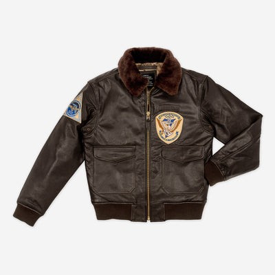 G1 Two Patches Leather Jacket