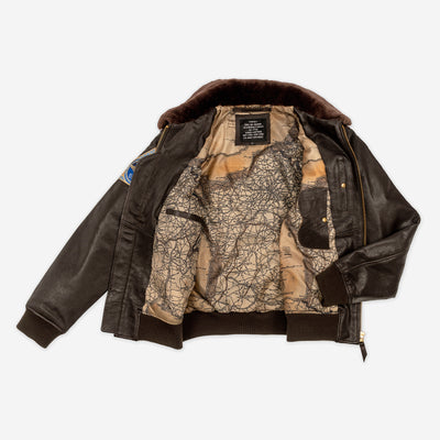 G1 Two Patches Leather Jacket