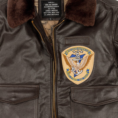 G1 Two Patches Leather Jacket