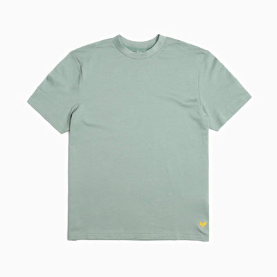High Neck Supima® T-Shirt - Fly Green
